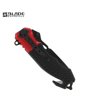3.5" Blade Fire Fighter Tactical Spring-Assist Folding Knife